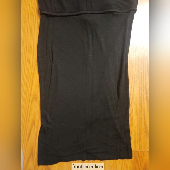 Matty M Womens Black Midi 26" Pull On Skirt Size S Double Lined Fair Condition - Picture 8 of 13